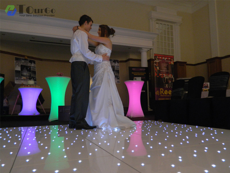 White Starlit Dance Floor – 8*8ft